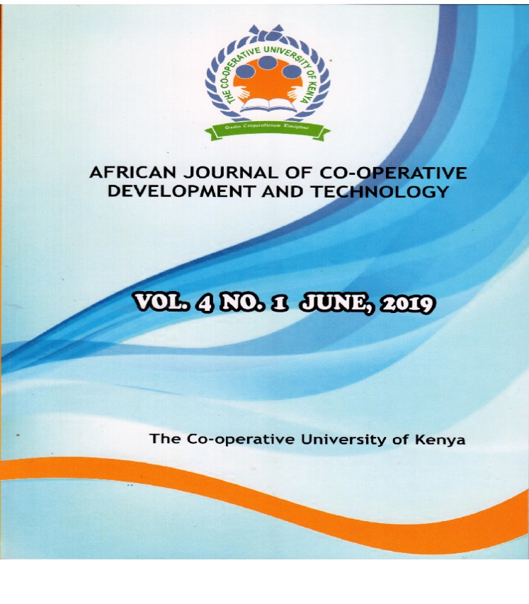AFRICAN JOURNAL OF CO-OPERATIVE DEVELOPMENT AND TECHNOLOGY
