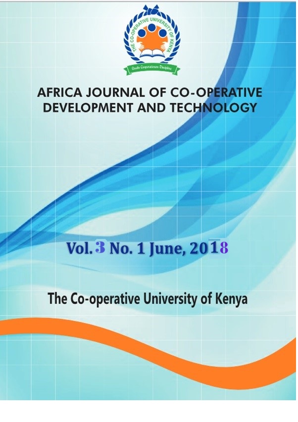 AFRICAN JOURNAL OF CO-OPERATIVE DEVELOPMENT AND TECHNOLOGY (AJCDT)