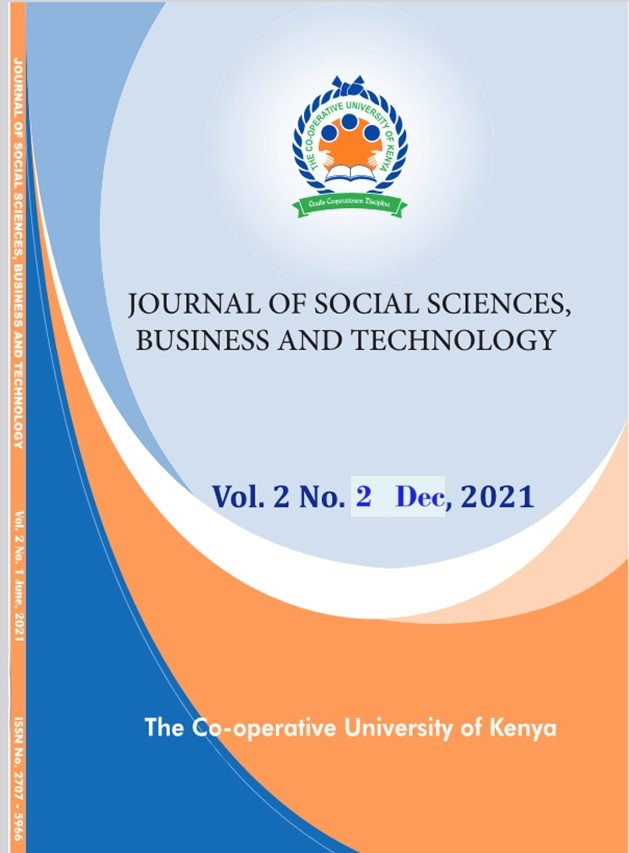 Journal of Social Sciences, Business and Technology (JSSBT)